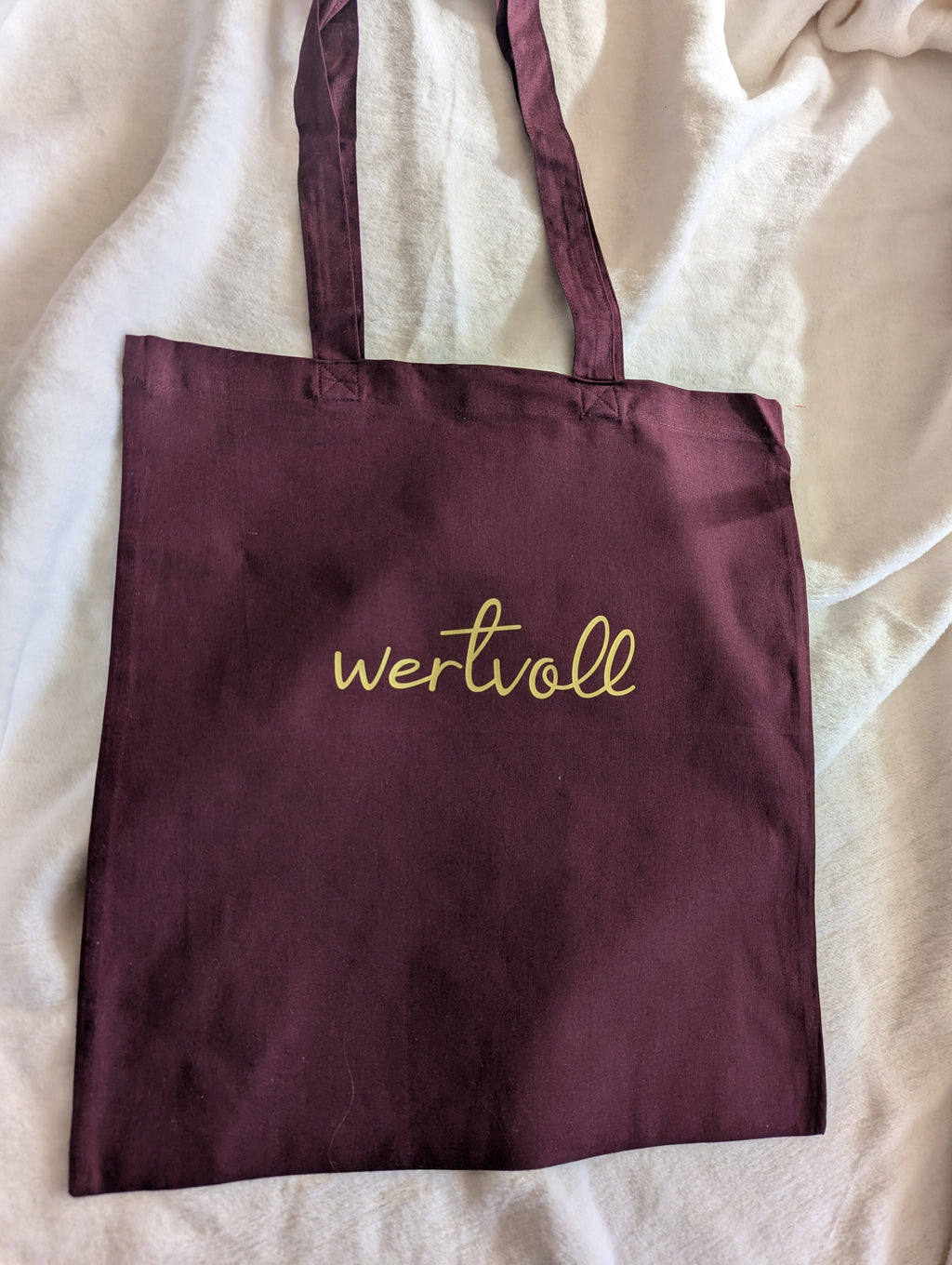 Baumwollbeutel mit Botschaft – „wertvoll“ & „unendlich geliebt“ | Alltag & Geschenk