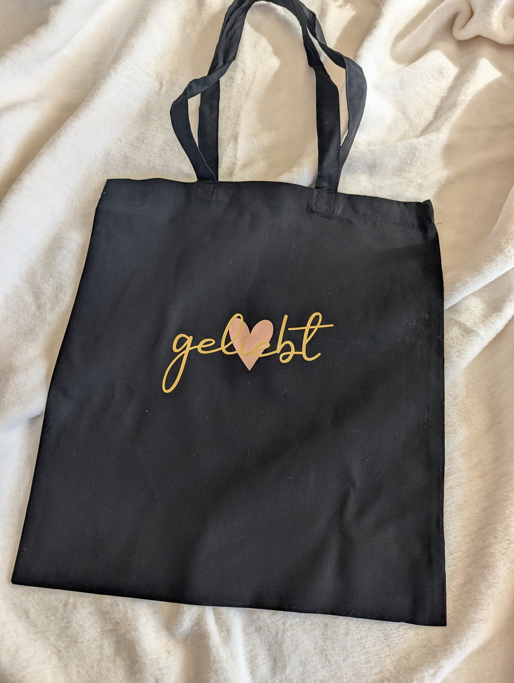 Baumwollbeutel mit Botschaft – „wertvoll“ & „unendlich geliebt“ | Alltag & Geschenk