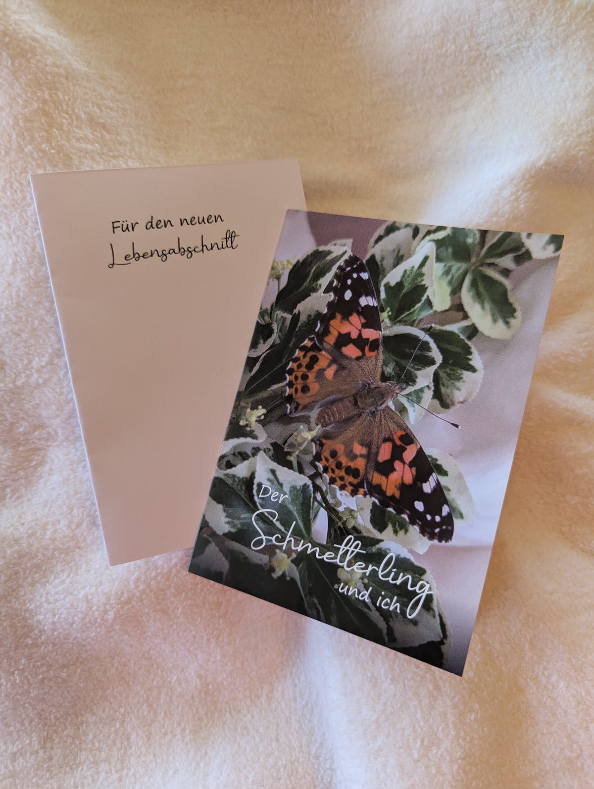 Der Schmetterling und ich – Christliche Klappkarte zur Ermutigung